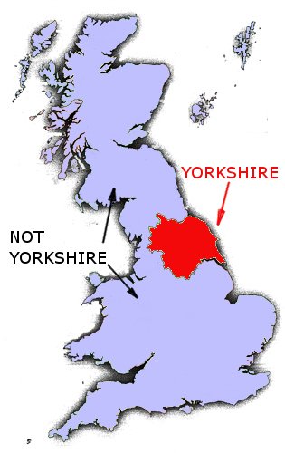 Yorkshireman's Map of the World